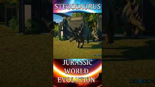 STEGOSAURUS Creación JURASSIC WORLD EVOLUTION 2 [upl. by Lolande260]