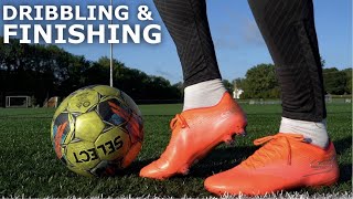 Speed Dribbling amp Finishing Training Session  Improve Your Close Control and Finishing [upl. by Bechler169]