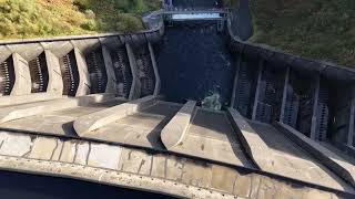 Drone footage of a dam near Llanidloes [upl. by Arathorn]