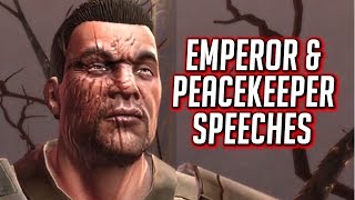 SWTOR KOTET ► Both Ending Speeches Emperor amp Peacekeeper Dark amp Light  Chapter 9 [upl. by Dahsra]