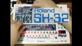 Roland SH32 Demo ■Highquality sound■ [upl. by Ettenrahc]