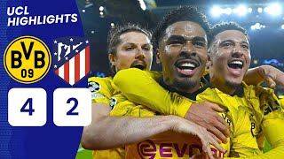 Borussia Dortmund vs Atletico Madrid 42  All Goals amp Highlights  Champions League 2324 [upl. by Reseda]