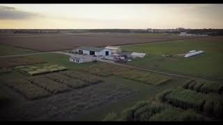 Aerial Footage of the Energy Farm at the University of Illinois [upl. by Ejroj]