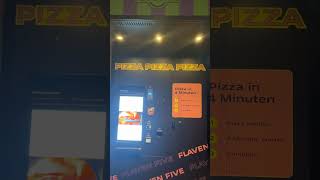 Pizza vending machine on the street  Stuttgart Germany [upl. by Lorenzo175]