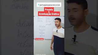 Prosódia e acentuação gráfica português enem linguaportuguesa concursopublico ortografia [upl. by Bozuwa26]