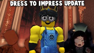 I TRIED PLAYING THE NEW DRESS TO IMPRESS UPDATE i screamed [upl. by Loni508]