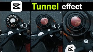 Capcut Tunnel effect Tutorial [upl. by Aisatsan]