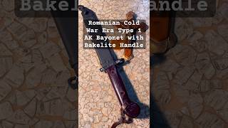 Bakelite in the 20th Century Romanian Type 1 Cold War Era AK Bayonet bakelite coldwar romania [upl. by Pillyhp]