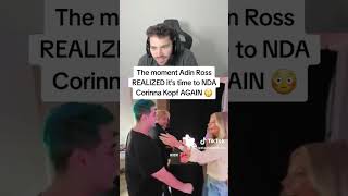 ADIN ROSS EXPOSES CORRINA KOPF stream adinross corinna girl funny twitch twitchclips [upl. by Dorie]