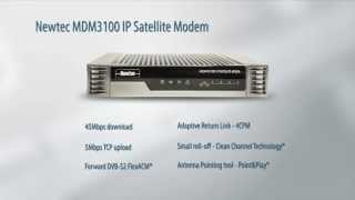 Key Product Features  MDM3100 IP Satellite Modem [upl. by Broucek333]