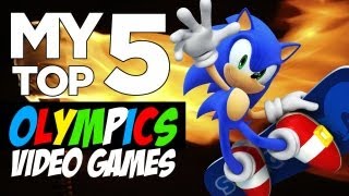 Top 5 OLYMPICS Video Games [upl. by Eillib899]