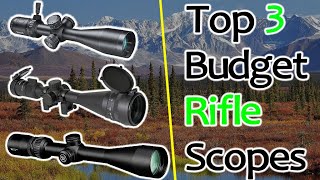 Top 3 Budget Rifle Scope  Features amp Buying Guide  2023 [upl. by Eenat675]