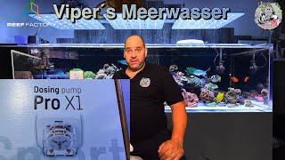 Viper´s Infotheke Reef Factory Pro X1 Vorstellung und Installation [upl. by Ledah344]