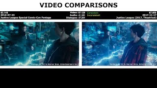 VIDEO COMPARISONS  Justice League Special ComicCon Footage [upl. by Mac997]