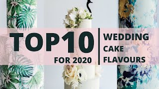 10 Best Wedding Cake Flavours for 2020 by Sweet Lionheart  Pink Book Weddings [upl. by Aremat310]