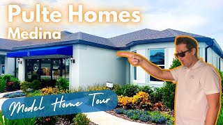 Pulte Homes  Medina Model Home Tour  Whispering Pines  Land O Lakes FL [upl. by Atlas301]