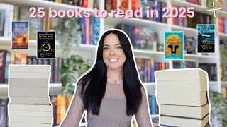 25 books to read in 2025 📖⭐️ my 2025 TBR [upl. by Heathcote341]