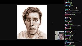 jerma actually peeps the horror live on stream [upl. by Nylrebma]