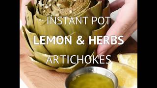 How to Cook Artichokes  Lemon and Herb White Wine Artichokes [upl. by Esiuolyram708]