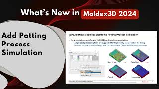 Whats New in Moldex3D 2024  Add Potting Process Simulation [upl. by Laehcimaj]