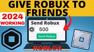 How to Give Robux to Friends  Send Robux to Someone [upl. by Erma501]