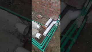 Ppr pipe fittings youtubeshorts shortvideo home plumbingservices plumbingfittingsplumbing work [upl. by Lleval]