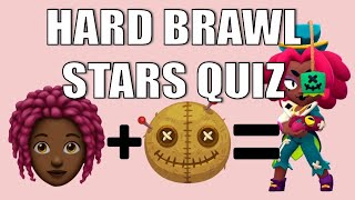 Guess The Brawler Quiz  Hard Brawl Stars Quiz [upl. by Iilek811]