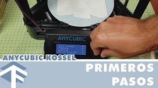 EMPEZANDO A IMPRIMIR  Tus primeros pasos con una impresora 3D  Anycubic Kossel  Español [upl. by Blackmore]