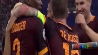 All Goal AS Roma vs Barcelona 11 Champions league 17092015 [upl. by Picker242]