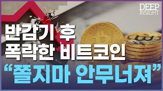 네 번째 반감기 후 하락한 비트코인 살까 말까DEEP INSIGHT한국경제TV뉴스 [upl. by Ragnar]