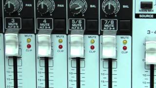 ReviewBehringer Q1204USB 6Channel Mixer Pa Band DJ Mixing Desk Xenyx Q1204 USB In Sound amp Vision [upl. by Zingale292]