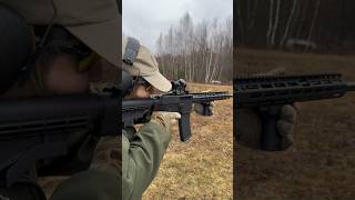 Steve shooting Canadian AR15 gun firearms shorts [upl. by Nylynnej]