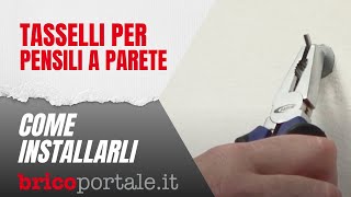 Come installare dei pensili a parete utilizzando i tasselli [upl. by Hardwick420]