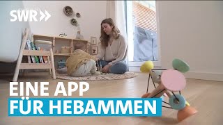 HebammenVermittlung durch App  SWR Aktuell [upl. by Dynah213]