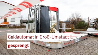 Geldautomat in GroßUmstadt gesprengt [upl. by Rinee]