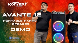 Konzert Avante 12 I Portable Party Speaker [upl. by Asilram]