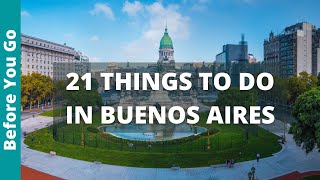 Buenos Aires Travel Guide 21 BEST Things To Do In Buenos Aires Argentina [upl. by Mireielle]