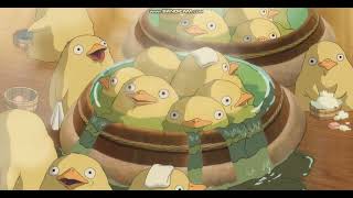 Spirited Away 2001 The Bathhouse Scene Including Ducks [upl. by Turk]