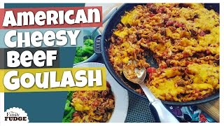 American GOULASH aka BEEFARONI Pasta wGround Beef Easy Recipe [upl. by Soulier339]