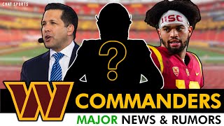 MAJOR Commanders Report Washington NOT Trading Up For Caleb Williams  New Commanders Trade Target [upl. by Nujra732]