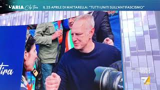 25 aprile la polemica di Terranova “Sennò Scurati si arrabbia…” [upl. by Aysahc]