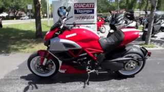 2013 Ducati Diavel Red at Euro Cycles of Tampa Bay [upl. by Aldon727]