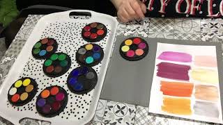 Koh I Noor watercolour paints Review part 2 [upl. by Anorahs695]