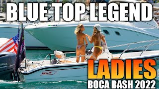 IMPOSSIBLE TO LEAVE THE quot BLUE TOP LEGEND LADIES quot OUT OF THE BOCA BASH 2022 EVENT  DRONEVIEWHD [upl. by Annyahs]