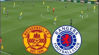 MOTHERWELL FC VS RANGERS 12 HIGHLIGHTS  SCOTTITSH LEAGUE CUP SEMI FINAL 2024 [upl. by Brian87]