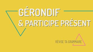 Allant faisant sachant Le participe présent le gérondif et ladjectif verbal en FLE [upl. by Elleirbag875]