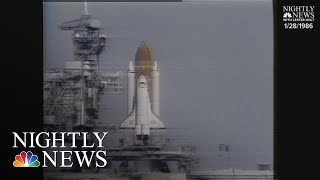 Archival Space Shuttle Challenger Disaster  NBC Nightly News [upl. by Yona688]