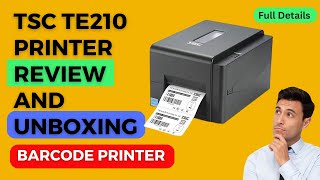 TSC TE210 Bar Code Printer Unboxing and review in Hindi  TSC Printer Full details tsc [upl. by Paget]