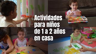 ACTIVIDADES PARA NIÑOS DE 1 A 2 AÑOS  DESARROLLO MOTRICIDAD FINA [upl. by Cowan]