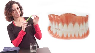 How to Clean and Care for Your Dentures [upl. by Nnaylloh710]